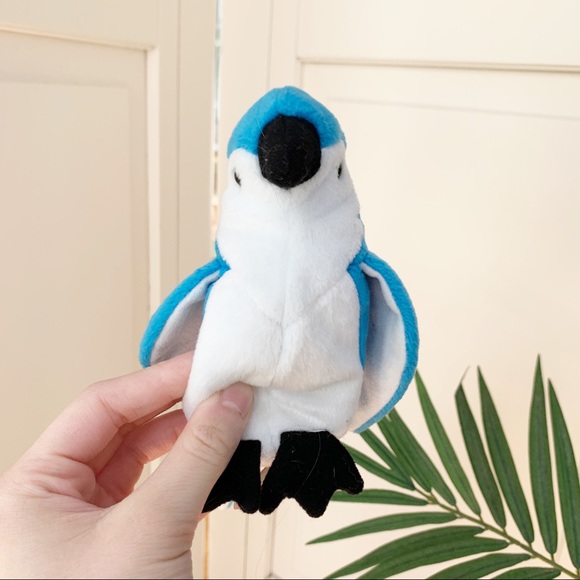 Vintage 1998 Beanie Baby Rocket the Blue Jay Bird, Rare Beanie Baby - Picture 5 of 7